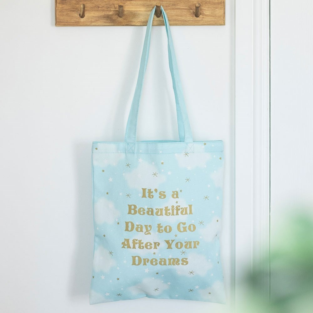 Something Different - Cloud Print Tote bag - Multicolours